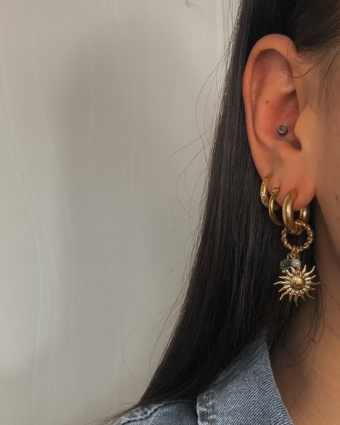 Boucles d’oreilles Sun
